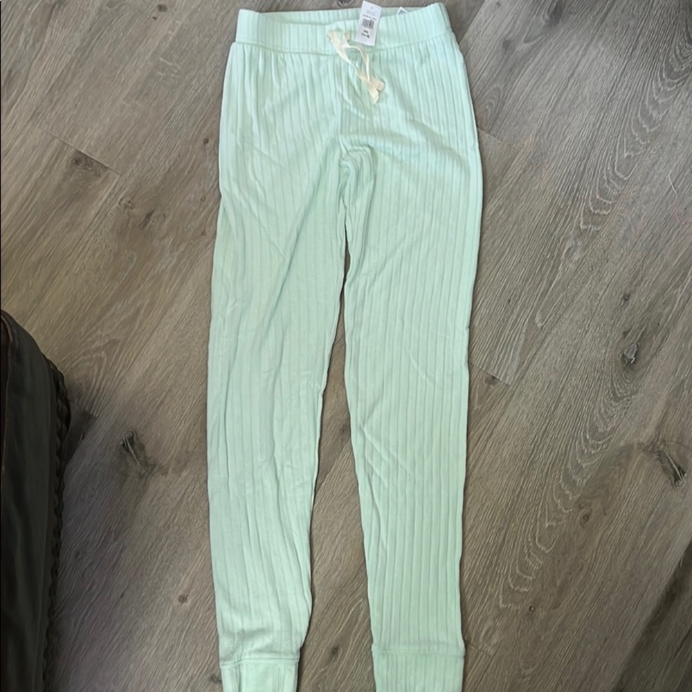 Mint green joggers. Super soft. Size 14-16 Gap kid